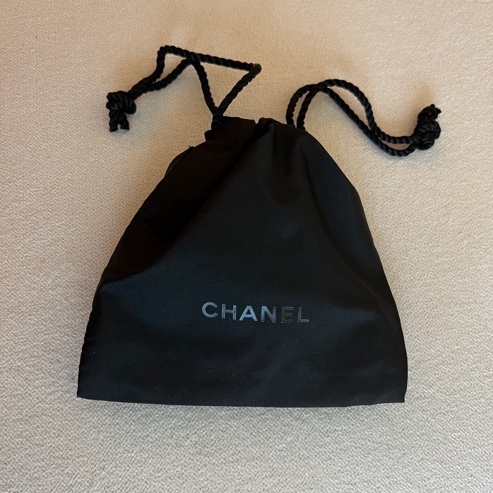 Chanel Black Drawstring Gift Pouch Dustbag (set of FIVE)